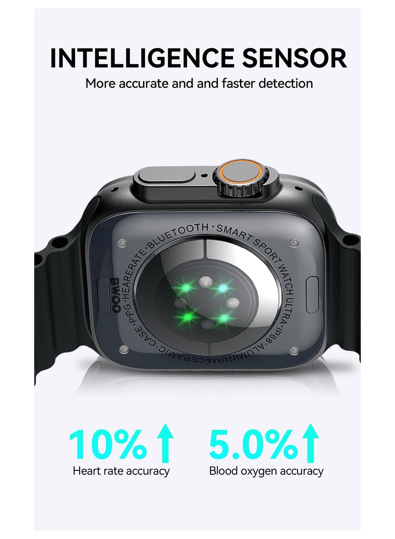 Bwoo Wa07 Smart Watch Silver - Image 3