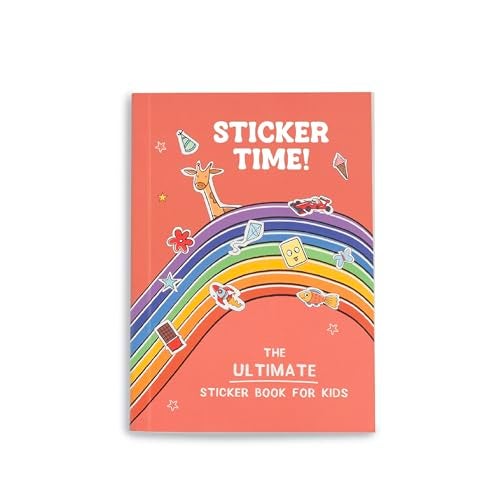 The Journal Lab - Sticker Book for Kids | 500 + Cute Stickers to Decorate Your Pages | Orange Book - Image 1