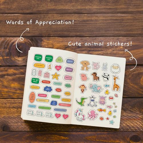 The Journal Lab - Sticker Book for Kids | 500 + Cute Stickers to Decorate Your Pages | Orange Book - Image 3