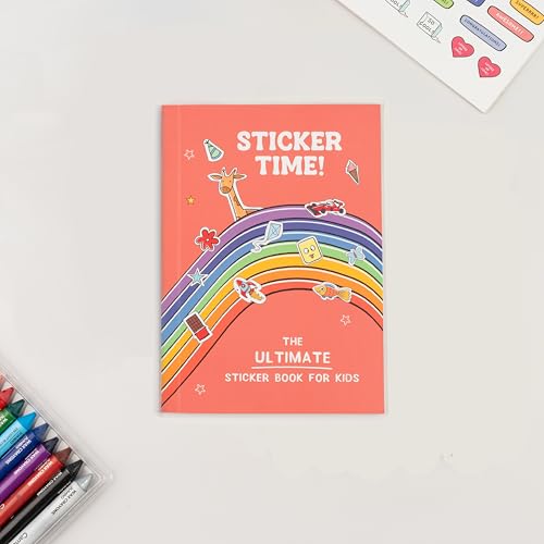 The Journal Lab - Sticker Book for Kids | 500 + Cute Stickers to Decorate Your Pages | Orange Book - Image 2