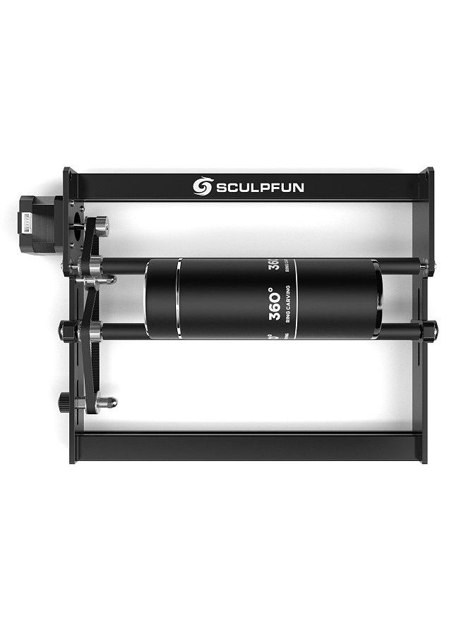 Laser Rotary Roller Laser Engraver Y-axis Rotary Roller 360° Rotating for  6-150mm Different Engraving Diameter for Laser Engraving Cylindrical Objects Cans