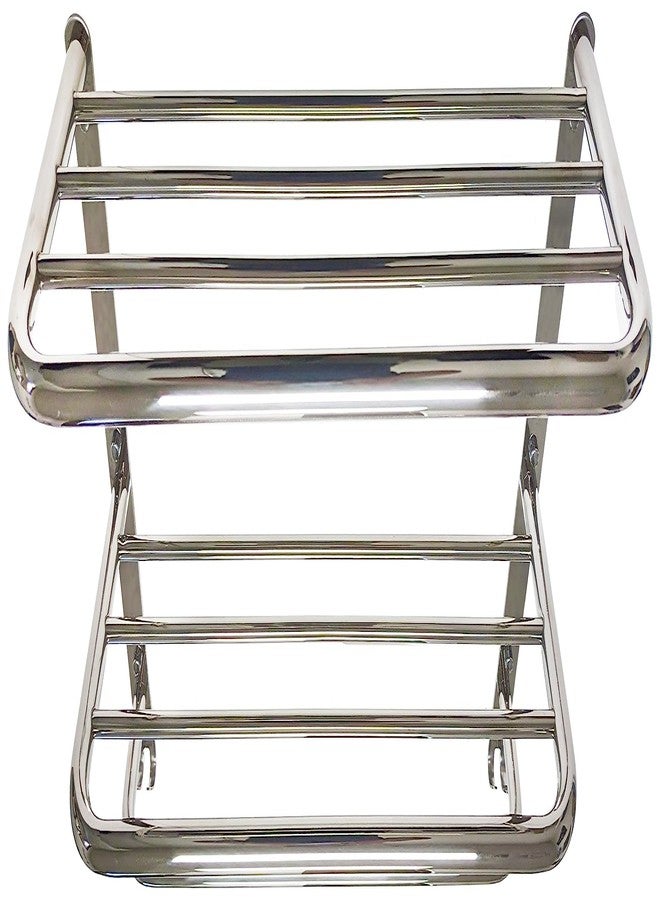 EX ELECTRONIX EXPRESS 2-Tier Towel Rack Floating Shelf with Towel Bar, Wall Mount, Mounting Hardware Included (Silver Color) by EX ELECTRONIX EXPRESS (78BW2TOWEL) - Image 4