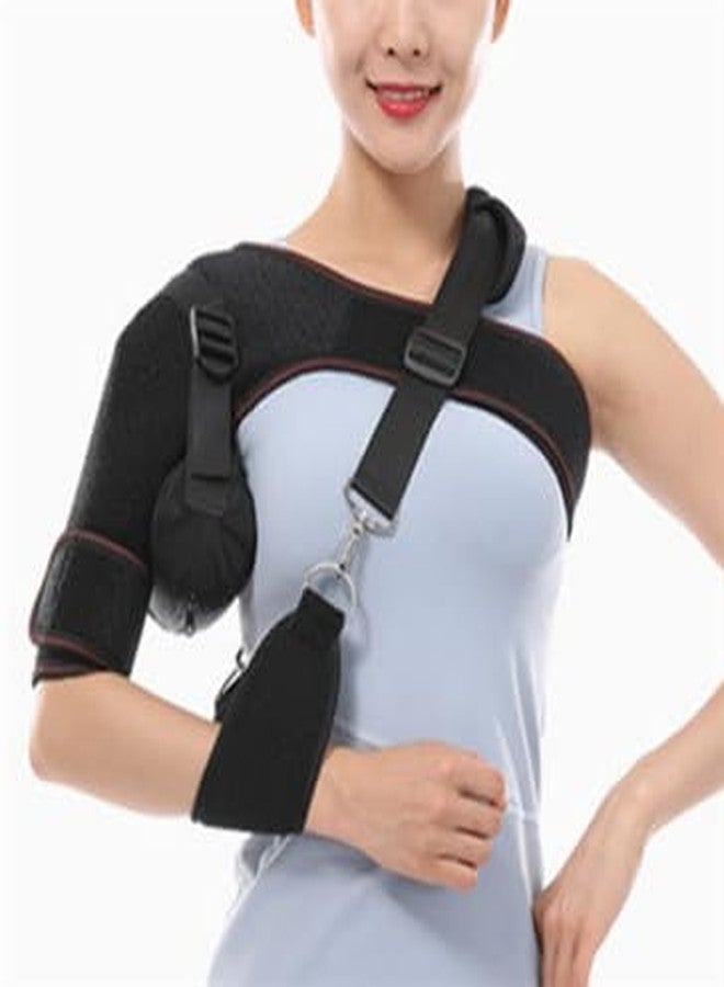 RousuCare Shoulder Support Brace Neoprene Compression Shoulder Wrap with Inflatable Air Bag for Rotator Cuff, Joint Pain Relief Arm Immobilizer Wrap, Dislocated Sholder, Stroke Recovery (free size) - Image 1
