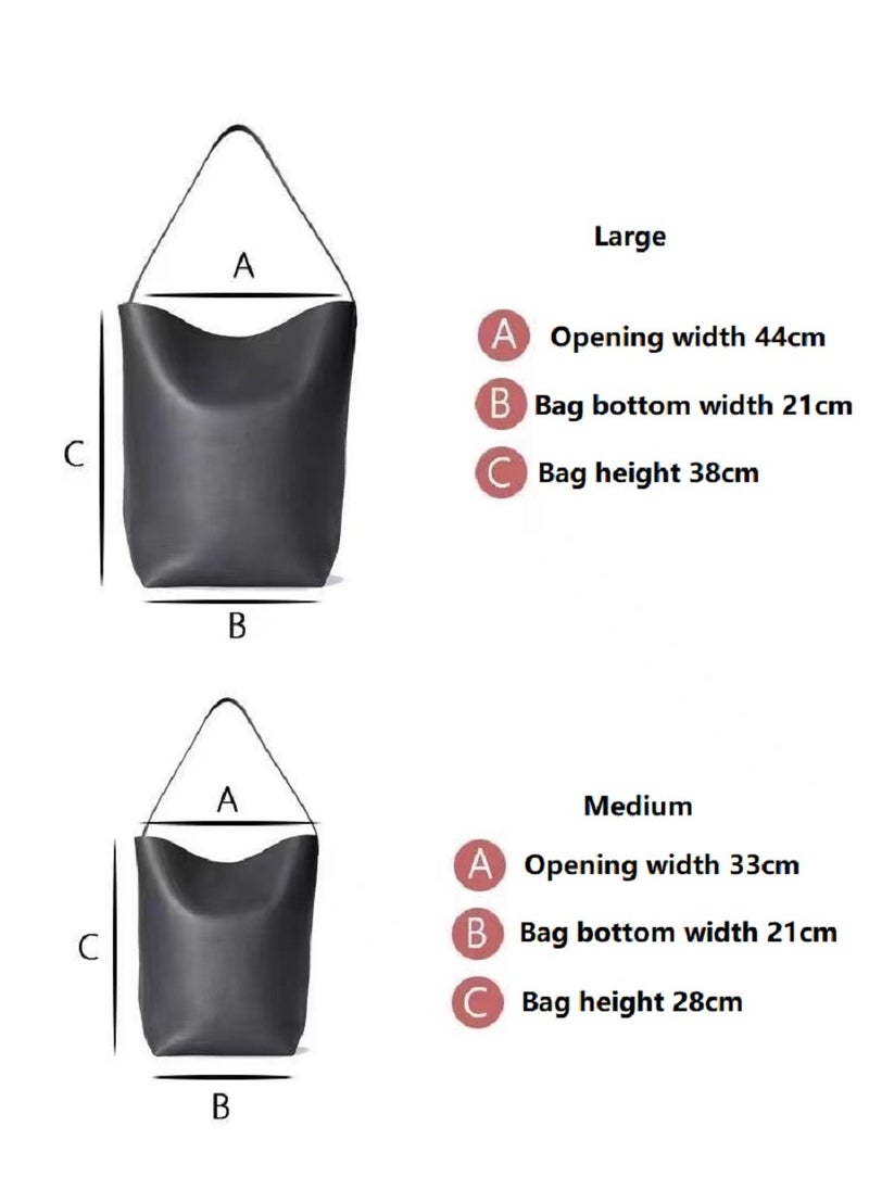 TR - THE ROW N/S Park leather tote - Image 1