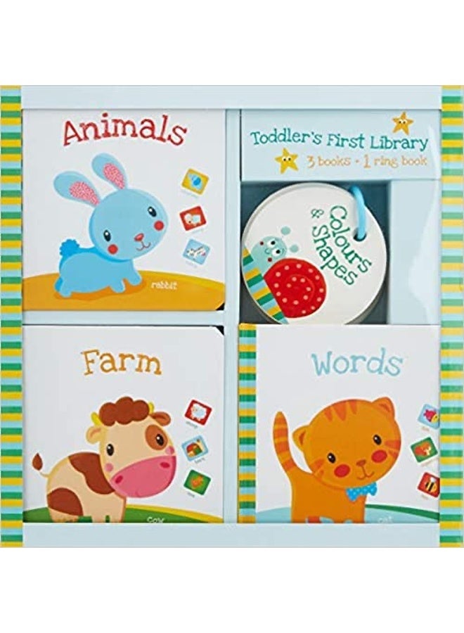Toddler First Library - Gift Set (3 books + one ring book)