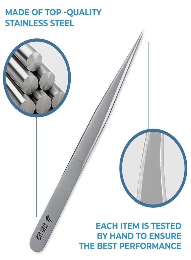 Stacy Lash STL-2 Isolation Eyelash Extension Tweezers/Precision Isolation Applicator Tool/Supplies for Classic Extensions & Individual False Lashes/Eyelashes Separator Tools/Beauty Accessories - Image 5