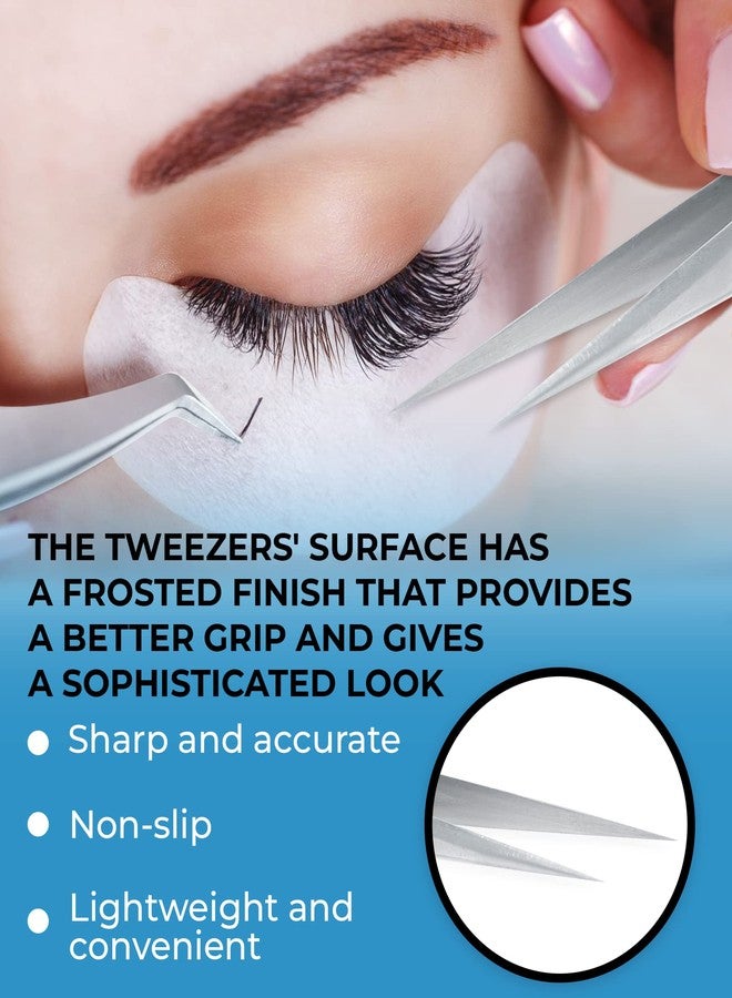 Stacy Lash STL-2 Isolation Eyelash Extension Tweezers/Precision Isolation Applicator Tool/Supplies for Classic Extensions & Individual False Lashes/Eyelashes Separator Tools/Beauty Accessories - Image 4