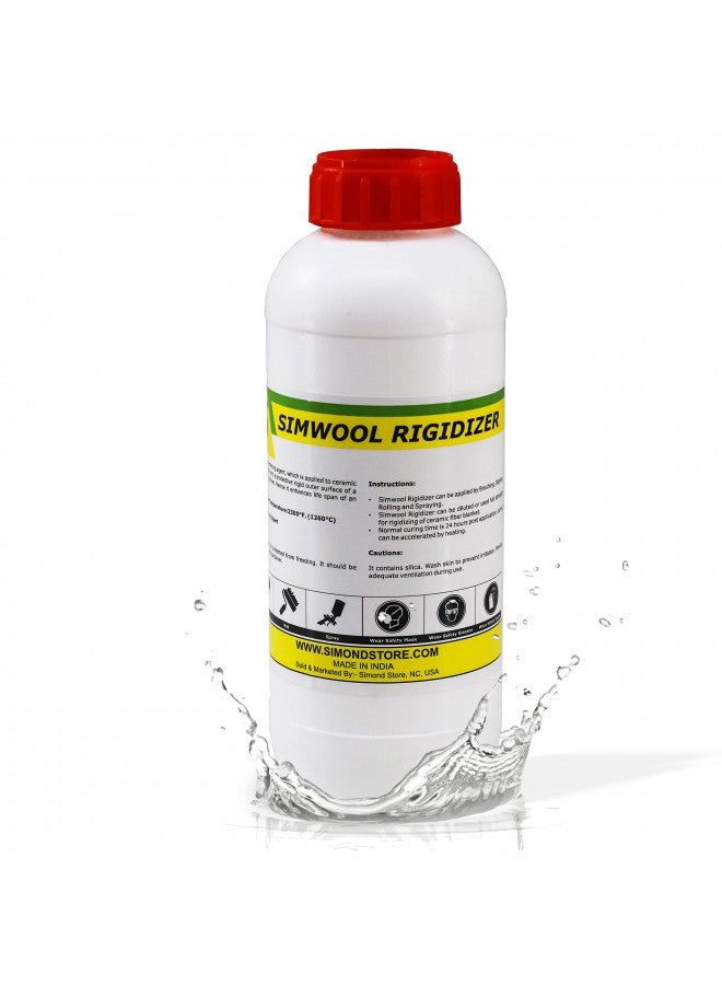 SIMOND STORE Colloidal Silica Rigidizer - Coating for Refractory Ceramic Fiber Products - 1 Quart (40 Oz Approx.) - Image 1