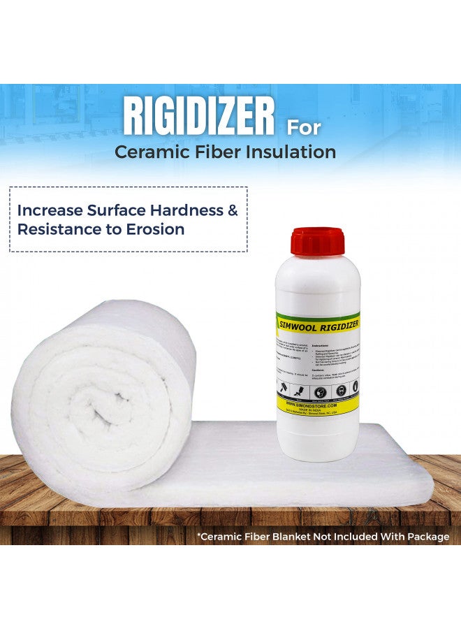 SIMOND STORE Colloidal Silica Rigidizer - Coating for Refractory Ceramic Fiber Products - 1 Quart (40 Oz Approx.) - Image 2