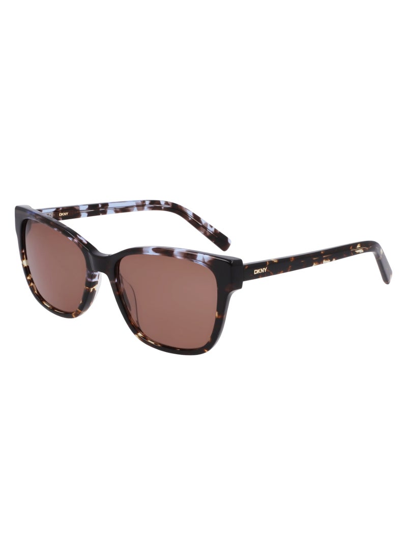 DKNY FULL RIM ACETATE ACETATE DKNY SUN DK552S 5517 (432) SKY/AMBER TORTOISE - Image 1