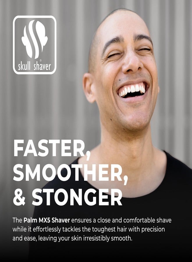 Skull Shaver Palm Pro MX5 Shaver for Men: Best For Bald Head & Face, Waterproof, Cordless, Gift Item, Travel-Friendly - 2025 Model - Image 2