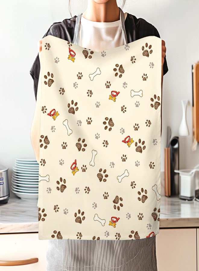 Arquiel Cute Dogs Tea Towels, Cotton Kitchen Towel 18.9 × 27.5 Inch, Quick Drying Dish Cloth for Party Anniversary Holiday Decoration, Gift for Dog Lovers - Image 5