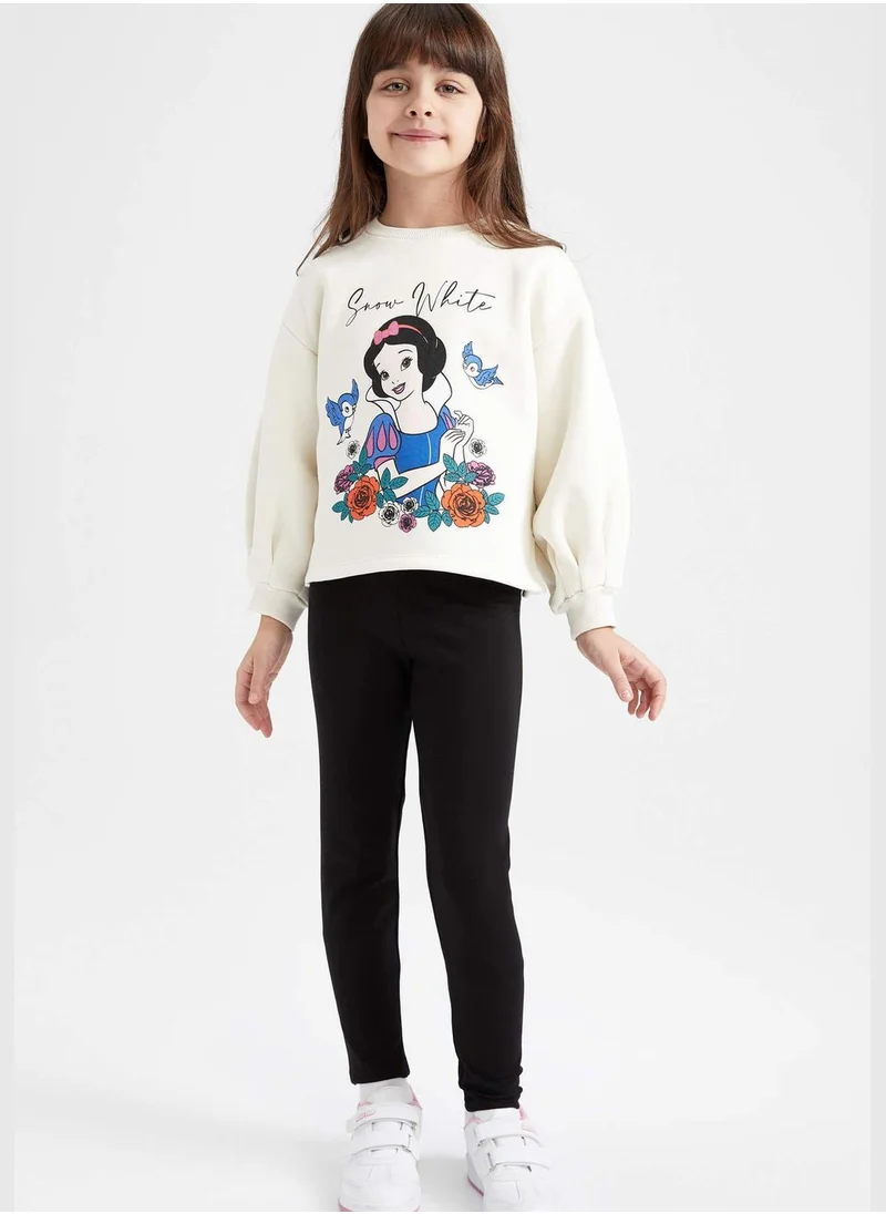 DeFacto 2 Pack Girl Disney Princess Licenced Oversize Fit Crew Neck Long Sleeve Knitted Set