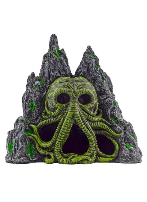 Toy Vault Cthulhu Monster Aquarium Cave Hideaway Fish Tank Decor, H.P. Lovecraft Themed