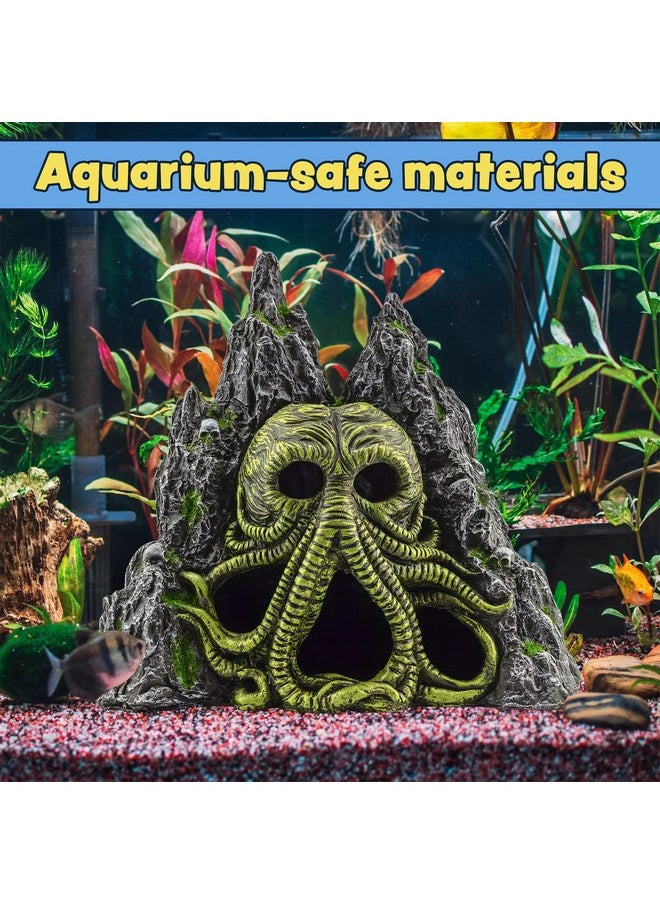 Toy Vault - Toy Vault Cthulhu Monster Aquarium Cave Hideaway Fish Tank Decor, H.P. Lovecraft Themed - Image 1