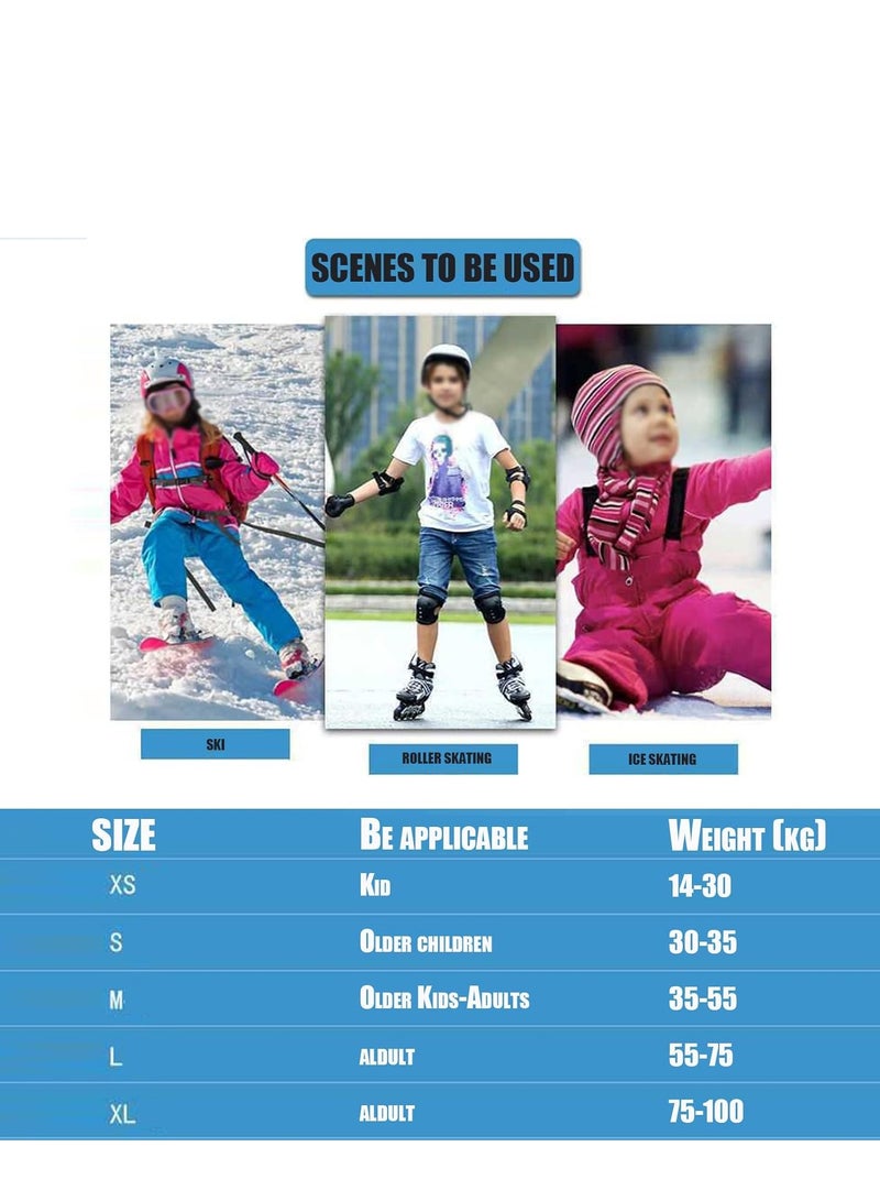 Altheqa Pads For Skating Protective Pad for Kids Lightweight Kids Padded Shorts Kids Hip Protection Shorts 3D Pad Hip Pads for Ice Skating Ski Skateboarding Cycling (Blue,Size XS)  - Image 2