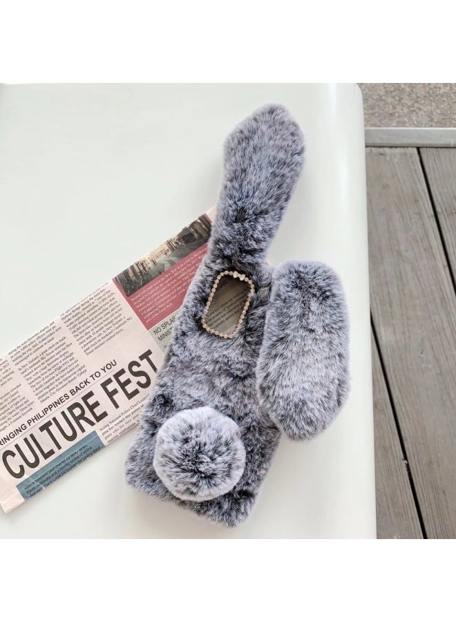 Digital Computer/phone Protective Case Cute Cartoon Animal Design Shockproof Anti-fall Provides Full Protection For Your Device-Color:Dark Gray-Applicable Model:For SamsungA06 - Image 1