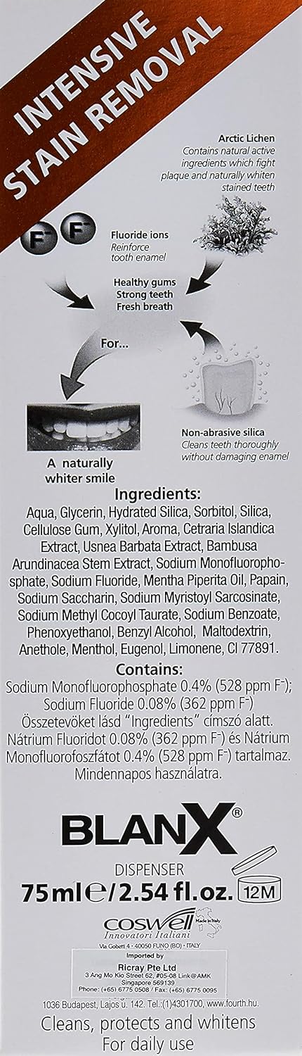 Blanx dent antimacchia 75 ml TOOTHPASTE - Image 3