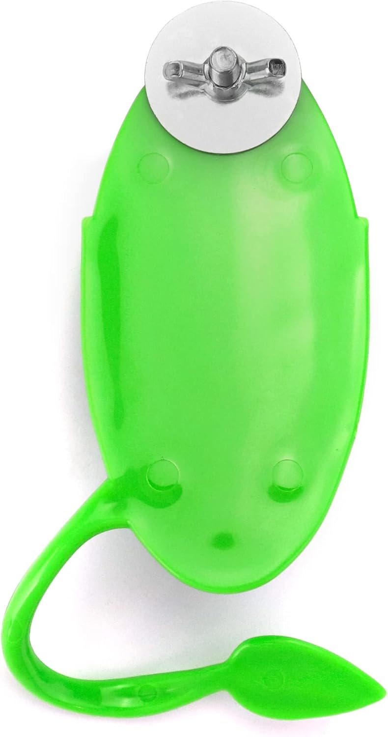 QWORK 2Pcs Parrot Cuttlebone Holder with Perch Stand, Bird Feeder Station for Bird Food Supplies Vegetable Fruit Container - Image 3
