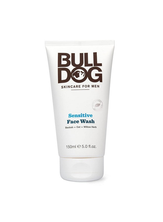 BULLDOG Natural Skincare For Men Sensitive Face Wash 5 Fl Oz 2Pc - Image 1