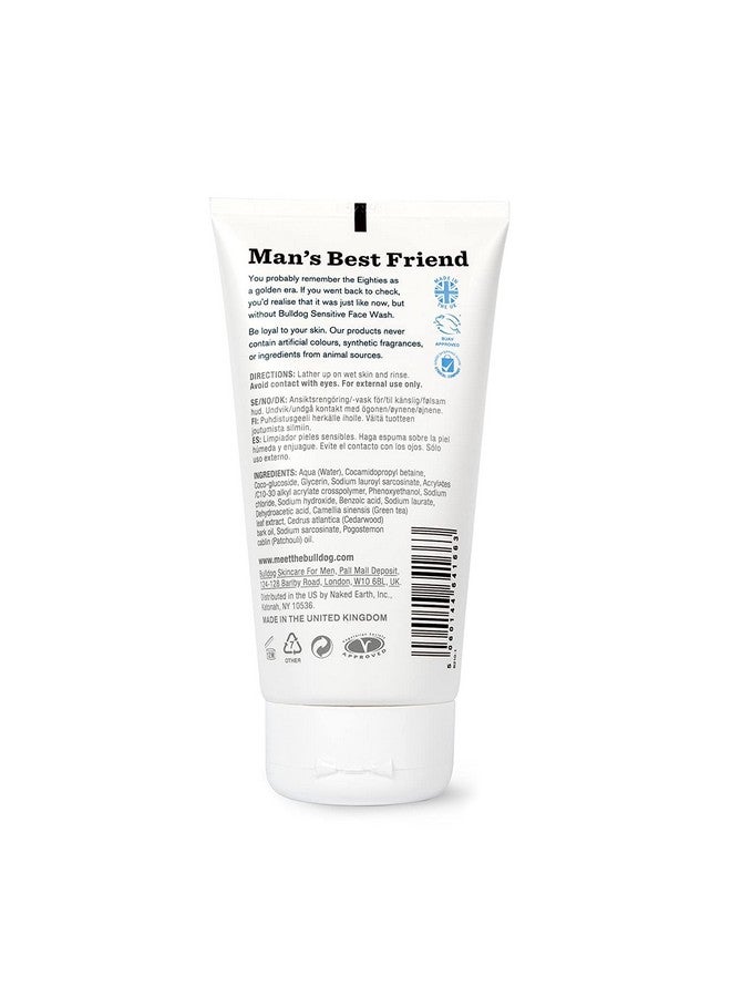 BULLDOG Natural Skincare For Men Sensitive Face Wash 5 Fl Oz 2Pc - Image 2