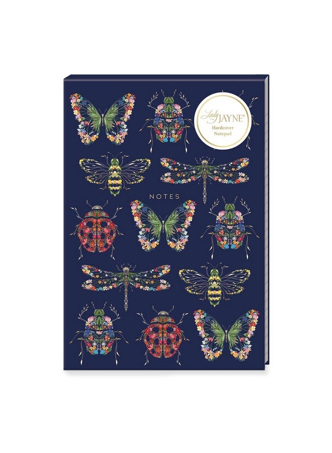 Lady Jayne Lady Jayne Botanical Garden Insects, Large Hardcover Flip Top Notepad, 60 Lined Sheets (12947) - Image 3