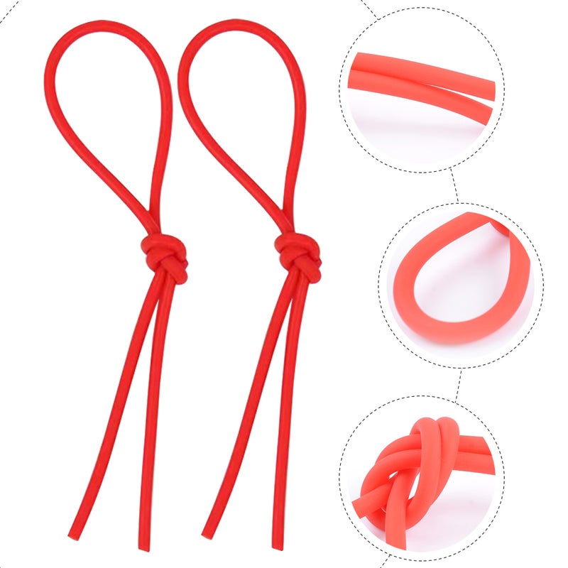 10pcs Dulcimer Rubber Band Thin Elastic Covers Practical Dulcimer Accessories - Image 2