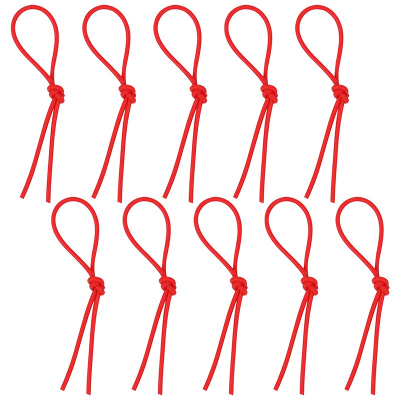 10pcs Dulcimer Rubber Band Thin Elastic Covers Practical Dulcimer Accessories - Image 1