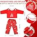UPINS 5 Pcs 18 inch Christmas Doll Clothes 18 inch Christmas Clothing Costume Santa Outfits Christmas Pajamas Set for 18 inch Doll for Girls Birthday - Image 4