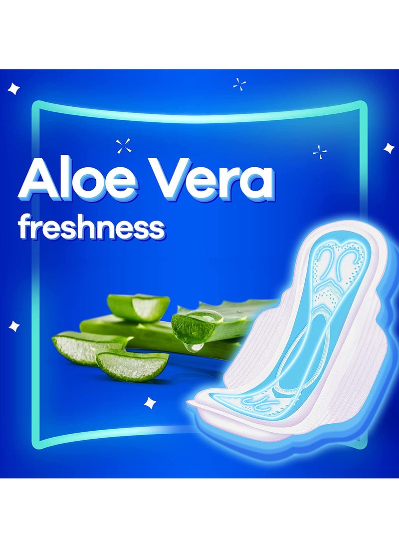 Always - Always PROTECT PLUS Maxi Thick EXtra Long Sanitary Pads With Aloe Vera 16+2 PCS - Image 1
