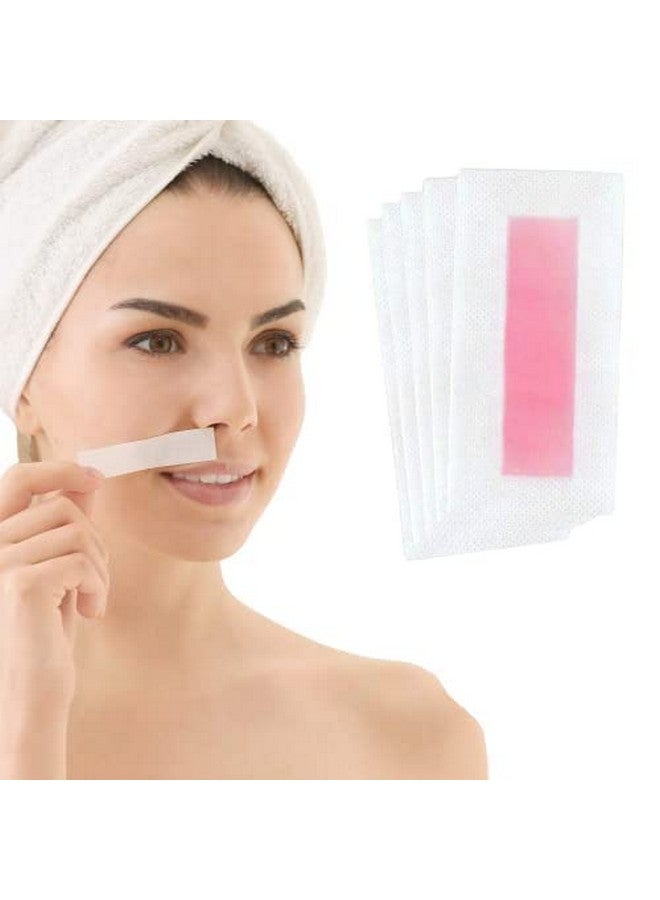 Ghelonadi Facial Wax Strips 20Pcs Face Hair Removal Waxing Kit for Women Small Wax Sheet for Removing Upper Lips, Chin and Eyebrow Extra Hair Easy & Safe Wax Paper - Multi Color - Image 1