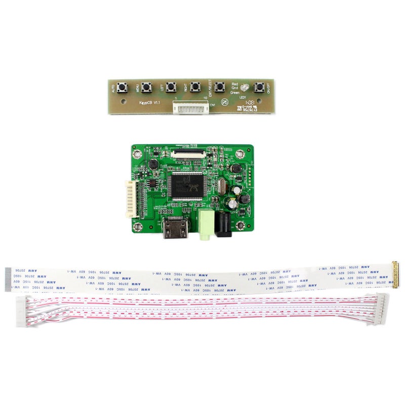 VSDISPLAY HD-MI Controller Board 30 pin EDP for 11.6'' 13.3'' 14'' 15.6'' 1920x1080 NV140FHM NV156FHM NT156FHM N41 N140HCA EAC LTN173HL01 B156XTK01 B156HAN01 B173HAN01 LP173WF4 SP LCD Screen - Image 2