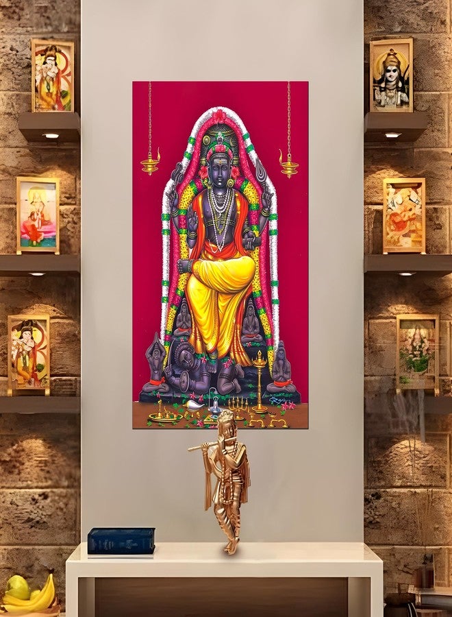Roostaflag Lord Dakshinamurthy Sticker for Wall | Dakshinamurthy Poster Big Size | Guru Dakshinamurthy Stickers | Dakshinamurthy Wall Sticker 3d | Lord Dakshinamurthy Posters for Pooja Room, Living Room Decoration - Image 3