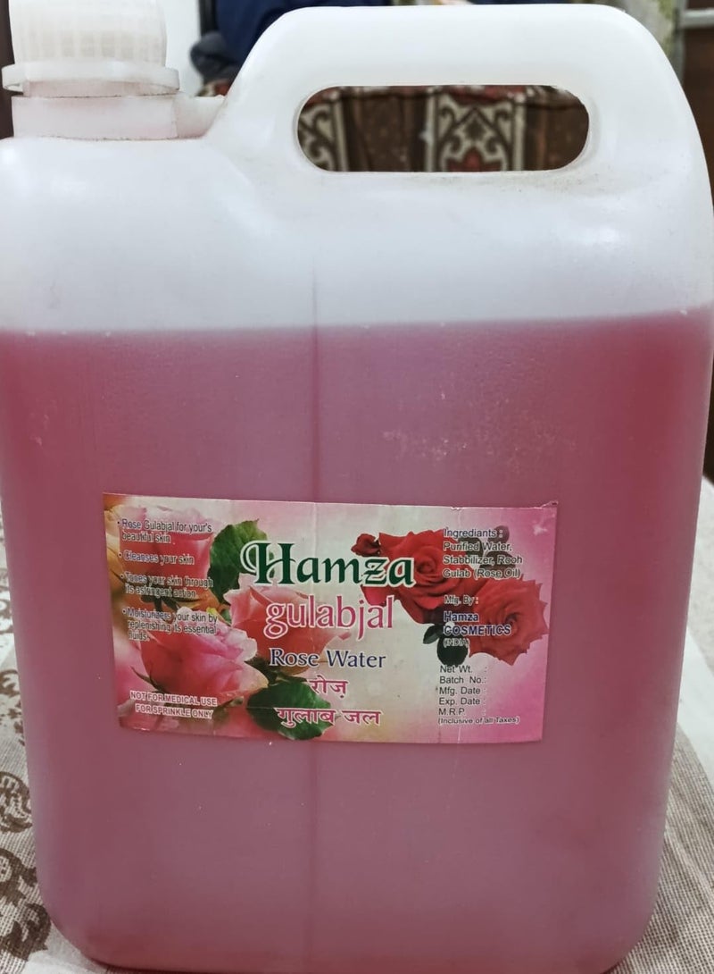 ROSE WATER FOR MEN WOMEN 5 LITRE