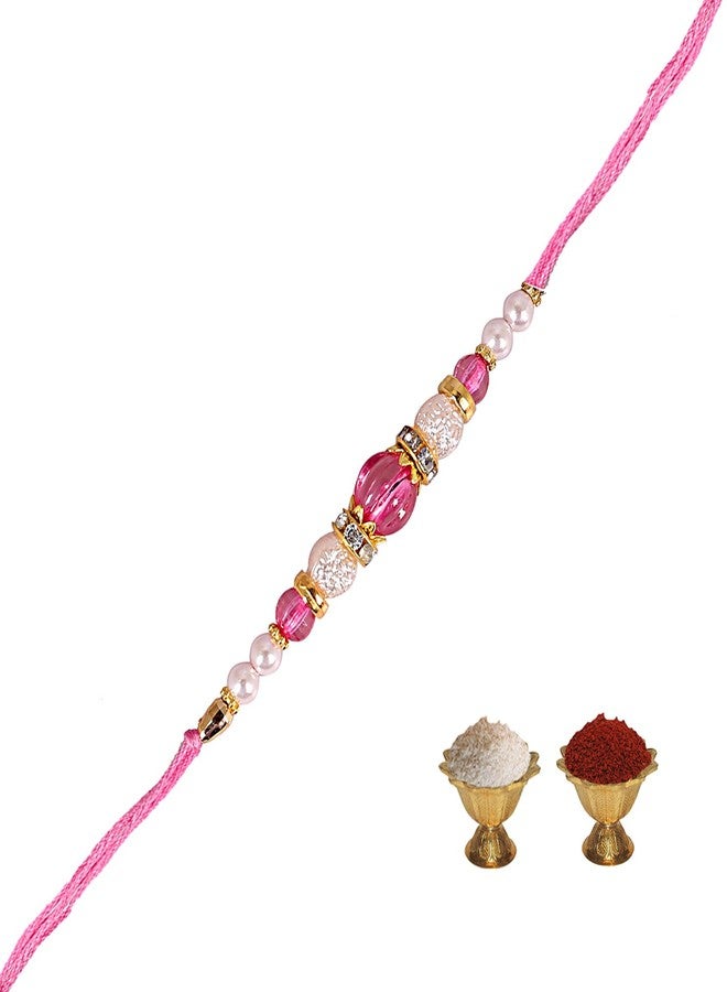 AR Eyewar AR Pearl Rakhi for Bhaiya (RFK201813) - Image 1