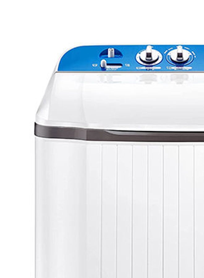 LG 8 Kg Twin Tub Semi Automatic ‎Top Load Washing Machine, Roller Jet & Punch 3 Pulsator, Reduces Clothes Tangling, Wind Jet Spray, Pre Soak, 3 Washing Programs, Power Filter, Wind Dry, Lint Filter P961RON5L White/Black/Blue - Image 4