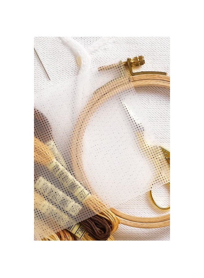 DMC DC90 Water Soluble Cross Stitch Canvas, 8 by 8-1/2-Inch, White, 14 Count - Image 2