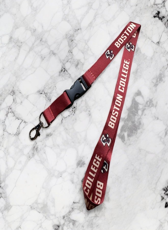 Desert Cactus Boston College Lanyard Car Keys ID Badge Holder Keychain Detachable Breakaway Snap Buckle (Red) - Image 5