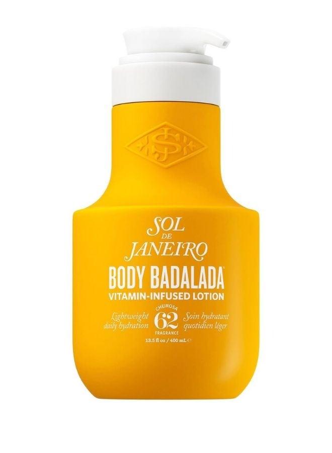 سول دي جينيرو لوشن الجسم بادالادا™ من سول دي جانيرو مع حمض الهيالورونيك لترطيب يومي - مرطب للجسم سريع الامتصاص، مُعزز للرطوبة لبشرة ناعمة وملساء ومرنة - ٤٠٠ مل - Image 1