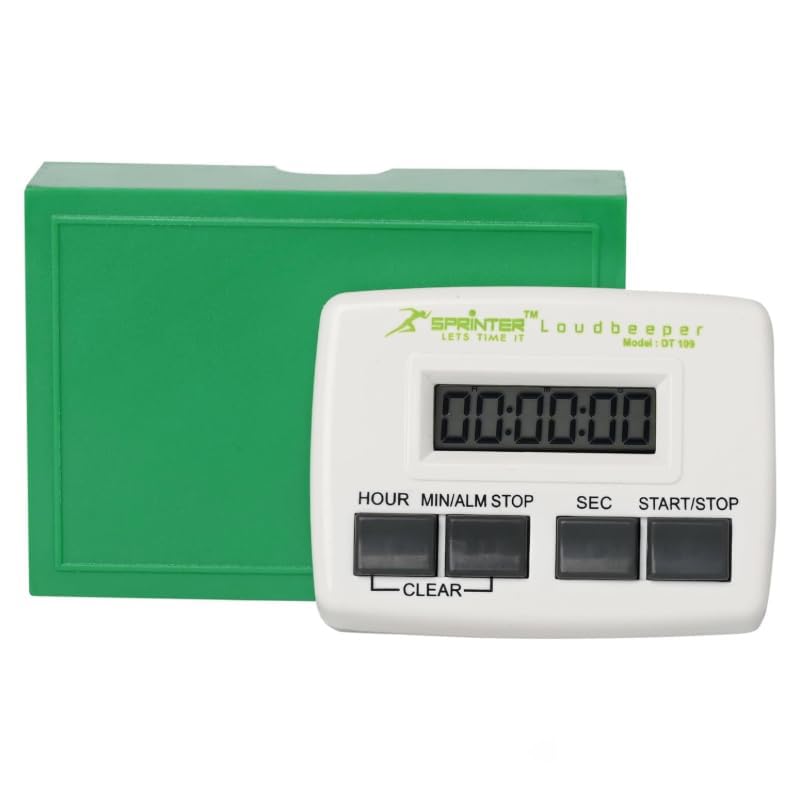 LABART White Digital Timer DT 109 with Extra Loud Sound for Laboratories Kitchen - Image 2