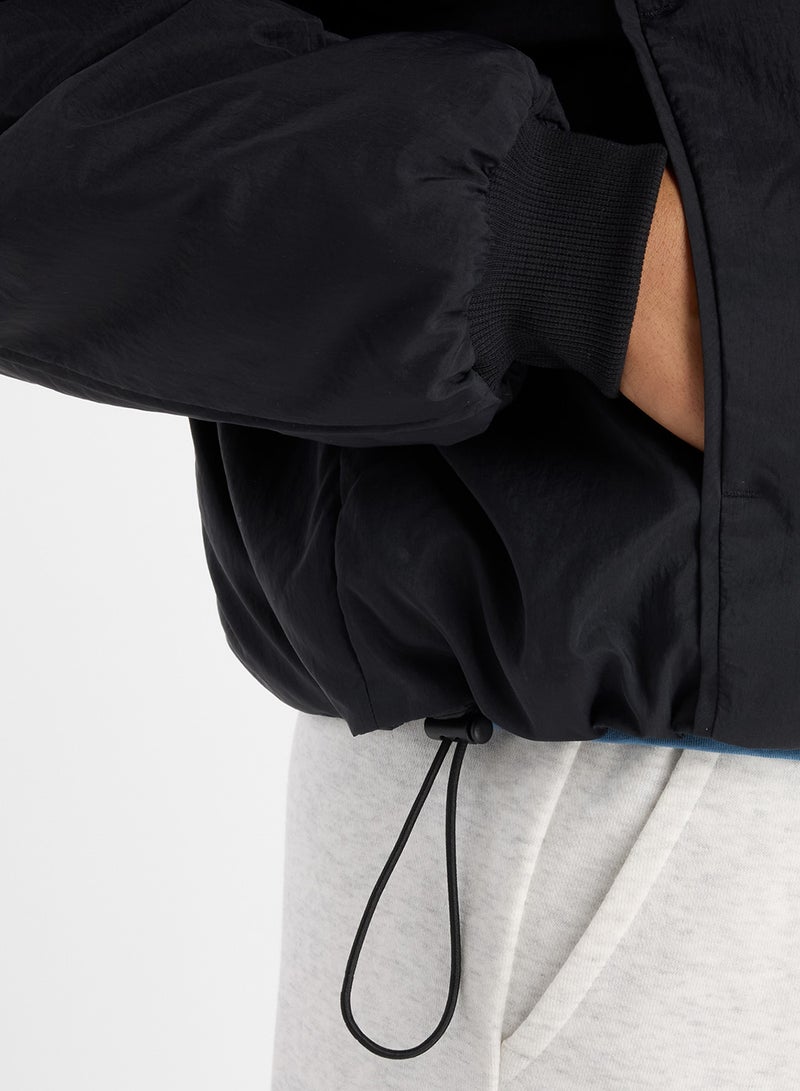 New Balance Linear Heritage Woven Bomber Jacket - Image 4