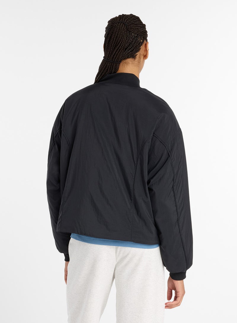 New Balance Linear Heritage Woven Bomber Jacket - Image 2