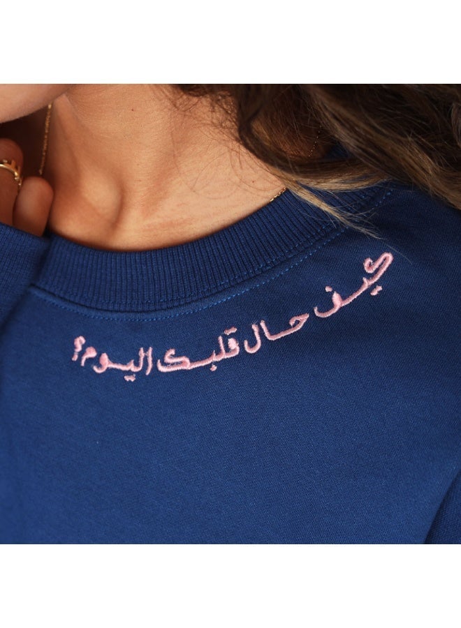 ROCK PAPER SCISSORS Sweatshirt "How is your heart today?" - Image 3