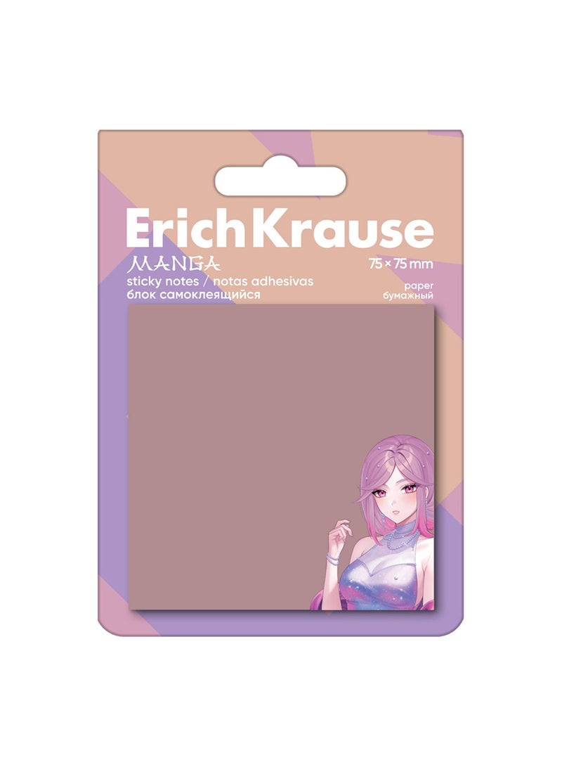ErichKrause ملاحظات لاصقة بموضوع مانغا 50 ورقة بحجم 75x75 مم
