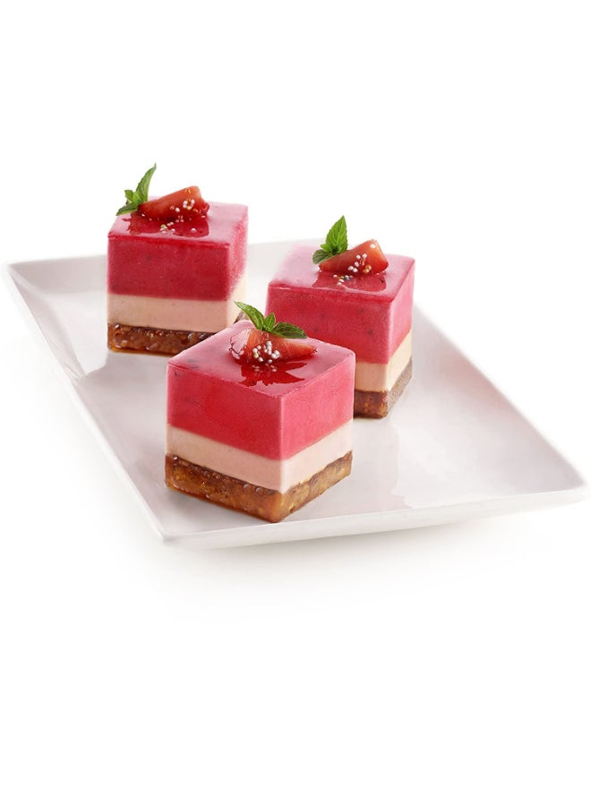 15-Cavity Classic Mini Cube Mould Rouge Brique 630ml - Image 3