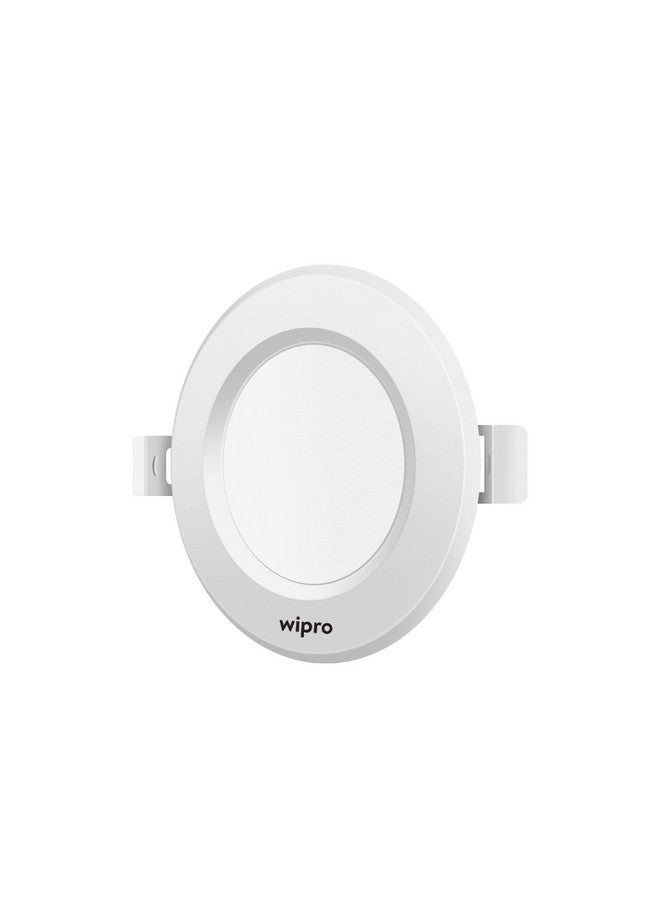 wipro Alpha 7W Round Downlight Junction Box | Cool Day White (6500K) | Glare-Free Design |Recessed Down Light for False Ceiling | Cutout ~ 3 Inch | Pack of 1 - Image 2