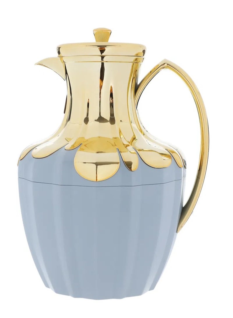 السيف غاليري ترمس شادن إفرست، 1 لتر، حافظة داخلية زجاج - سماوي - Image 1