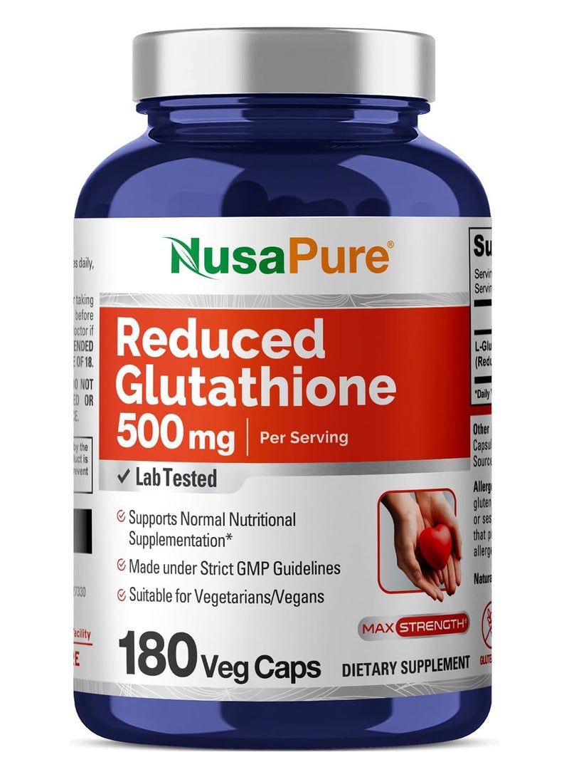 نوسابيور جلوتاثيون مخفض 500 ملجم 180 كبسولة نباتية - Image 1