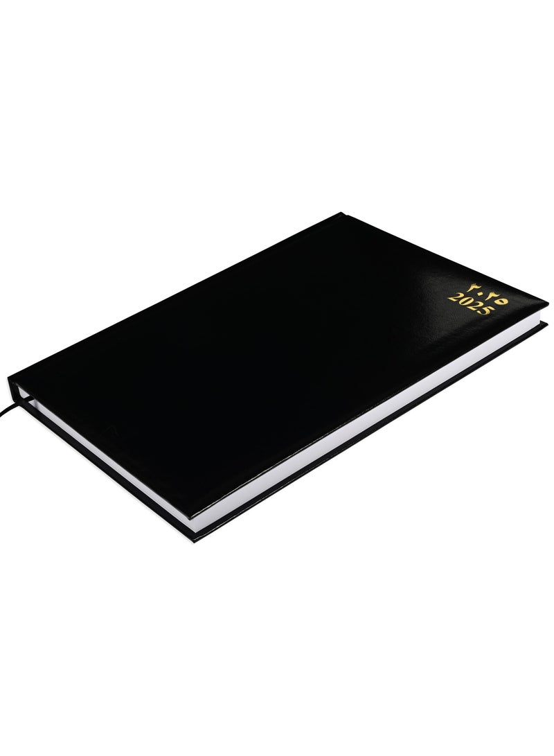 FIS FIS Diary 2025 (Arabic/English) Black, A4 - FSDI42AEN25BK  - Image 1