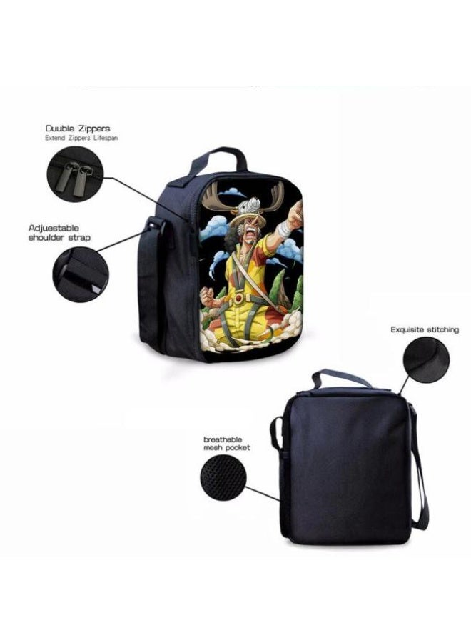 general The latest universal cartoon printed three piece practical bag combination (suitable for students, children, friends, outings, mountain climbing, etc.) - Image 2